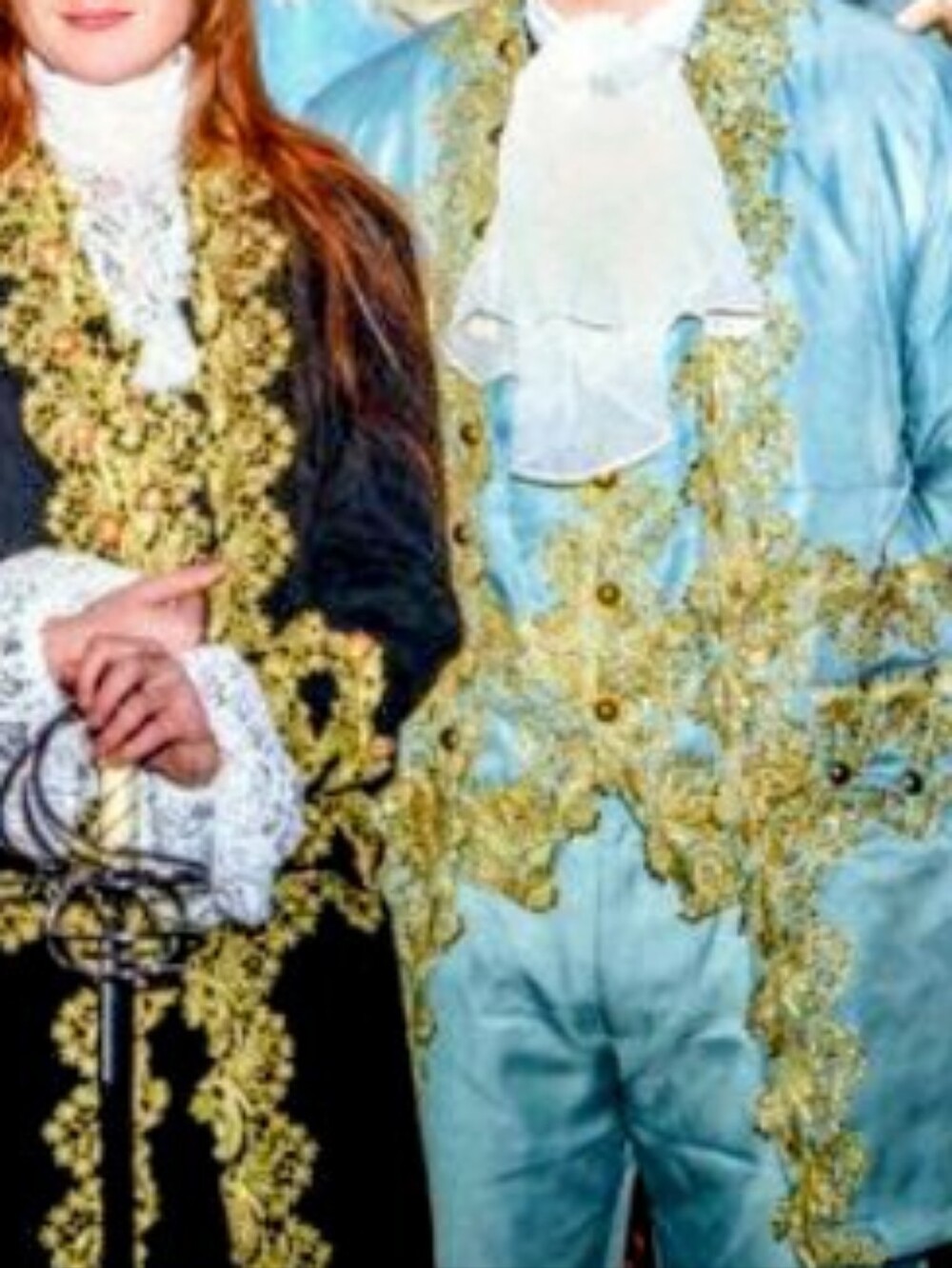 Men's Historical Aristocrat Or HamiltonCostume Light Blue Gold Trim High Quality - Picture 6 of 6